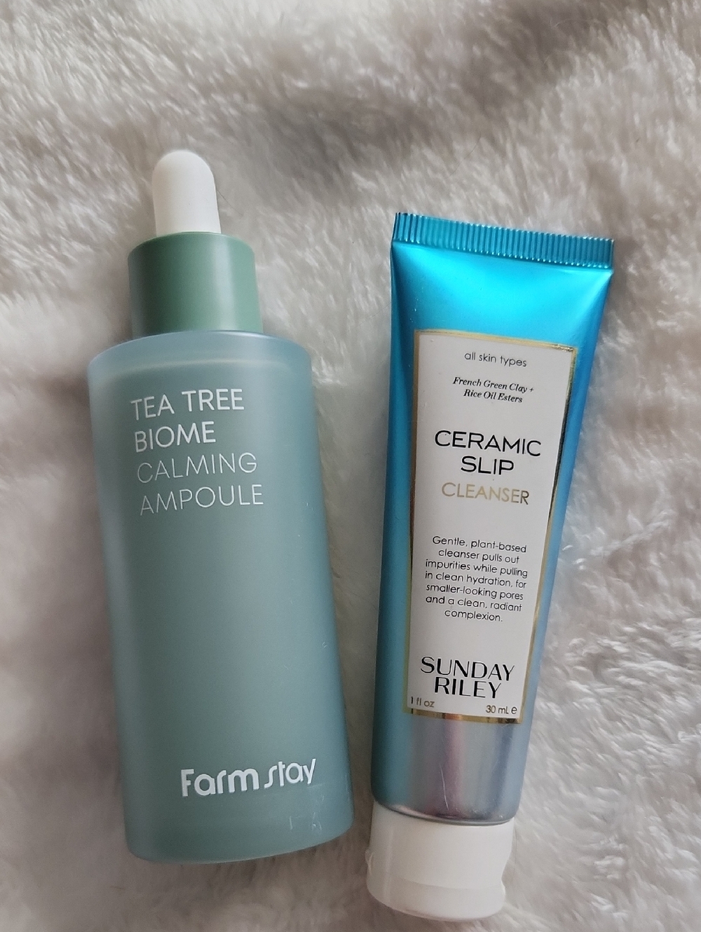 Tea Tree Biome Calming Ampoule - Soothing Green Serum
